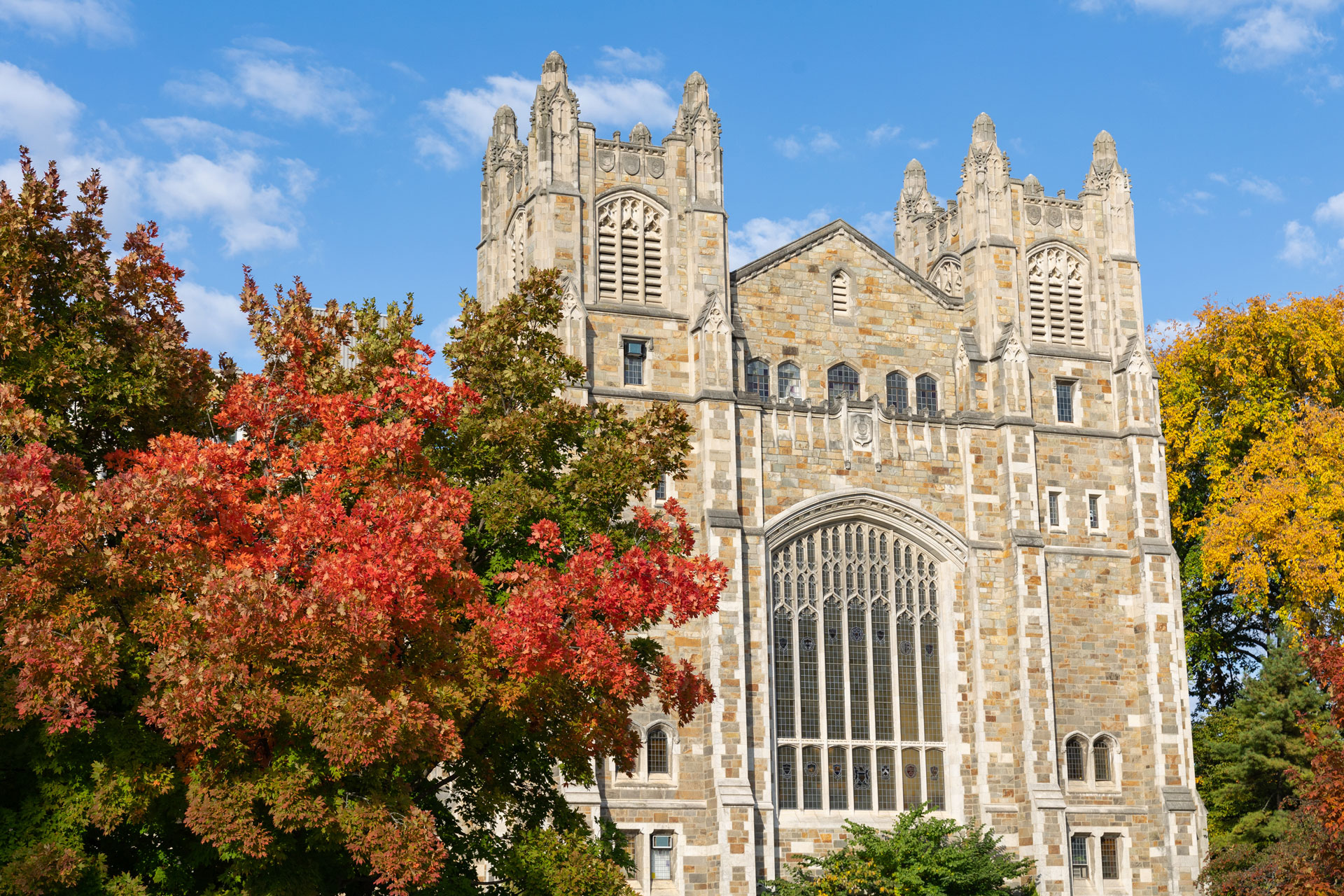 Board-Guide-Preserving-Mission-Centered-Independence Law building at the University of Michigan in autumn.