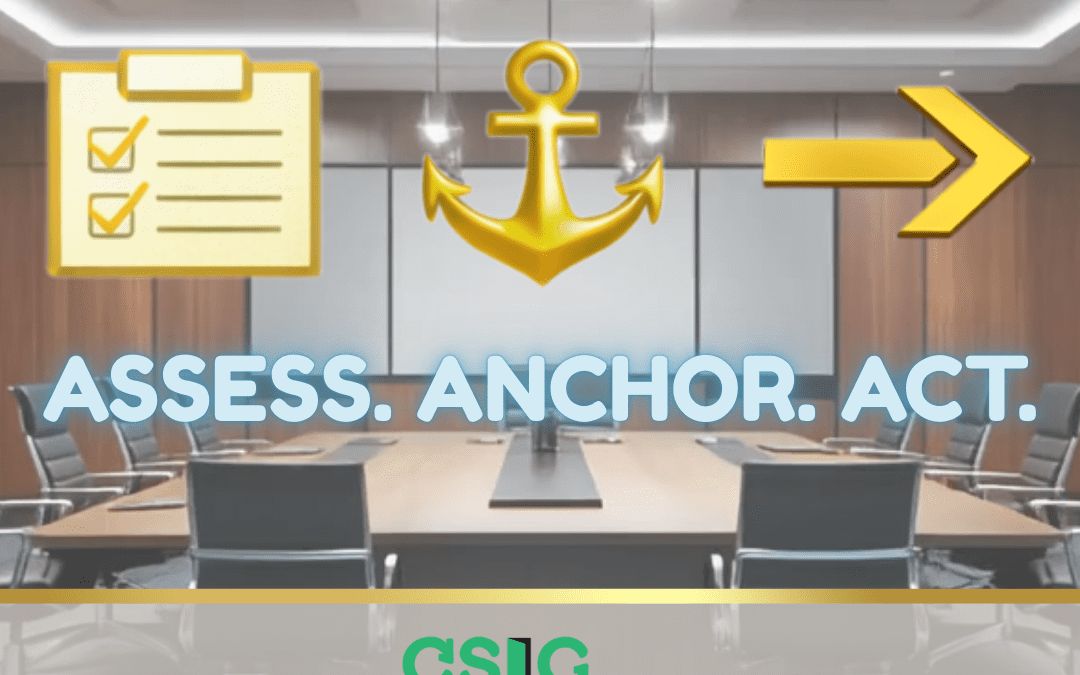 Winter 2026: New Governance Resources | Assess. Anchor. Act.